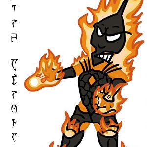 Tels Comics - Flammen-Atronach (Kreaturen)