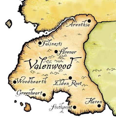 Karte von Valenwald