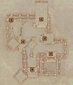 Karte der Burg von Vitharn