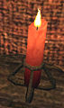 Ein Kerzenständer aus Holz aus Vvardenfell